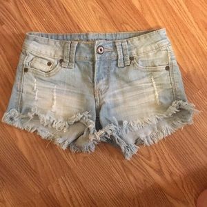 Denim shorts